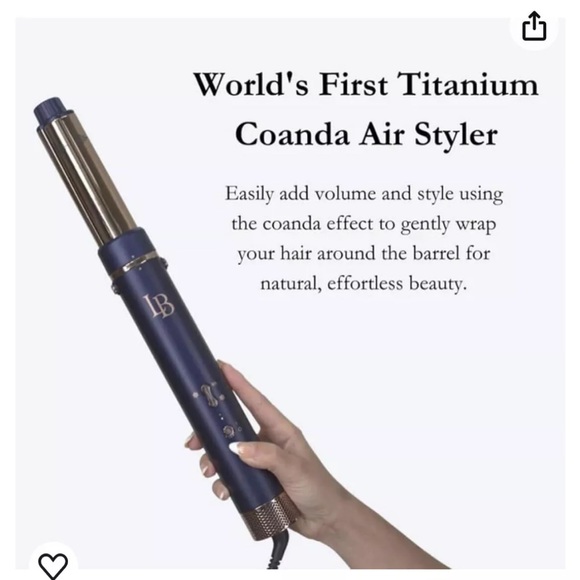 L’Brise Paris - Air Styler Curler and Dryer - Titanium - No Heat Damage - Picture 3 of 6